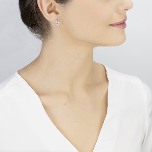 Kolczyki Savicki: złote, diamenty